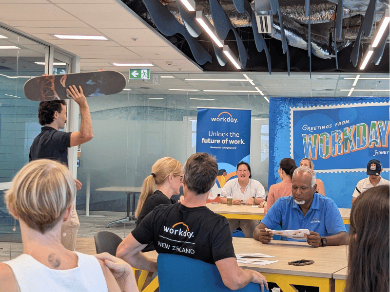 Corporate Volunteering Melbourne charity team building melbourne skateboard charity build